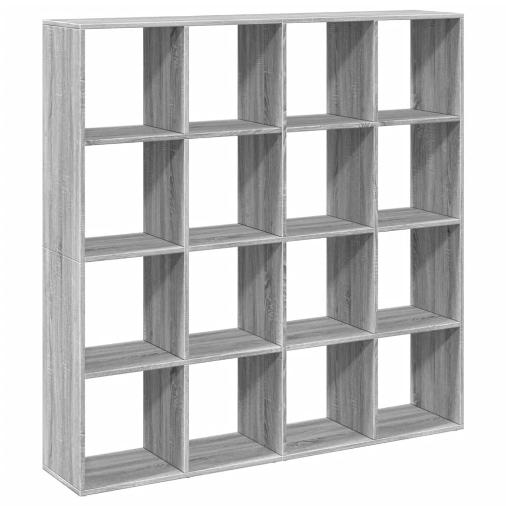 Ormarić z knjige boja hrasta 137,5x29x137,5cm konstruirano drvo