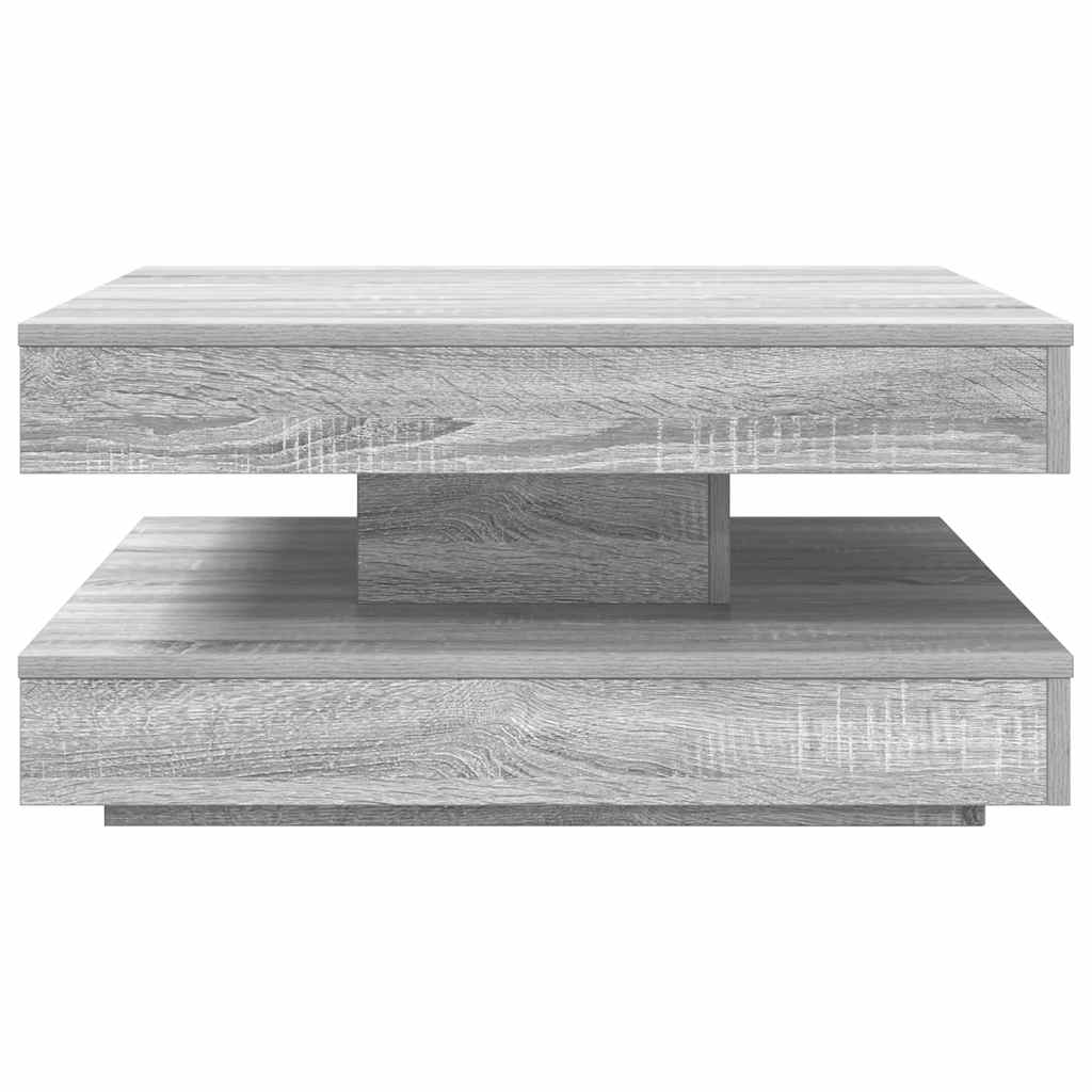 Klub stolić rotirajući za 360 stupnjeva sivi Sonoma 70x70x34,5 cm