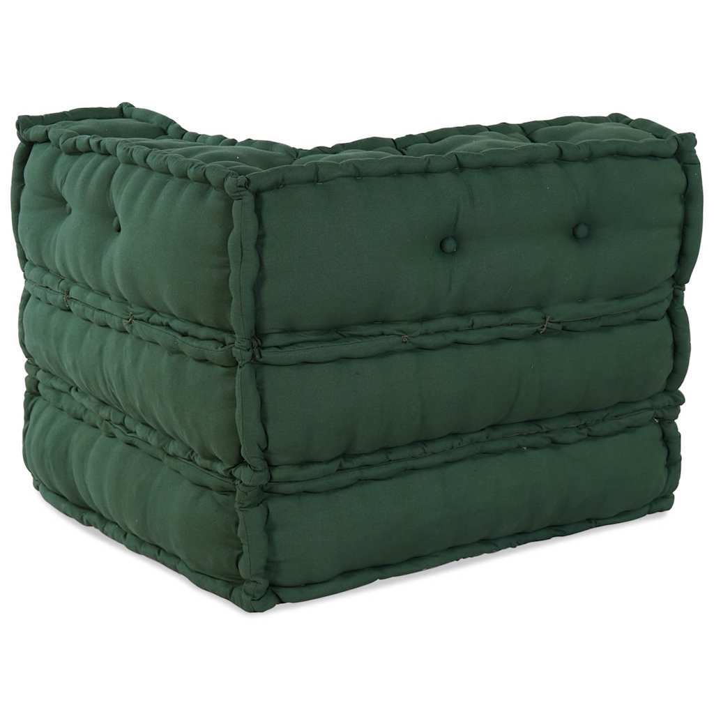 Modularna sofa zelena 70x70x54 tkanina