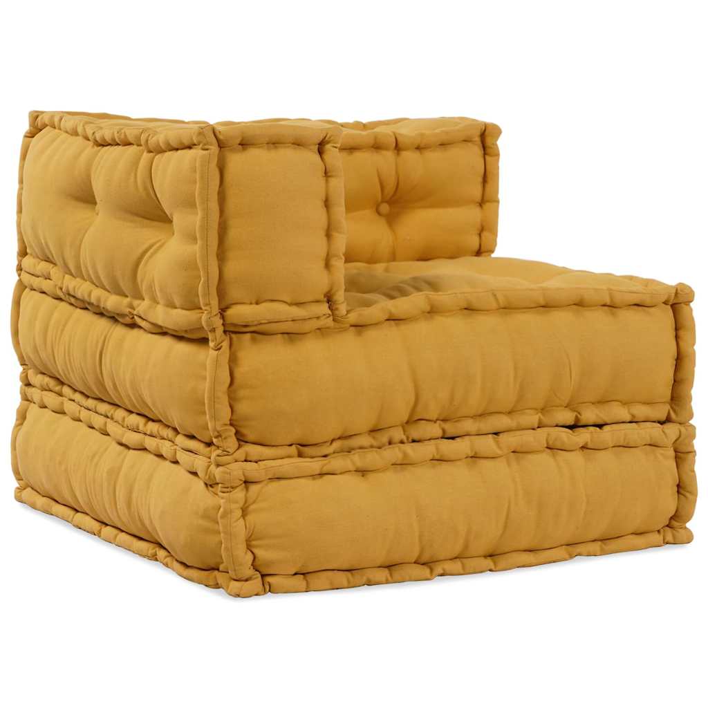 Modularna sofa žuta 70x70x54 tkanina