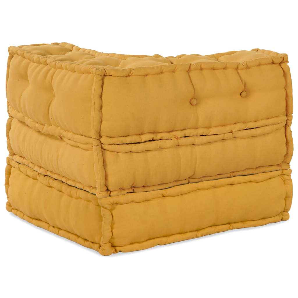 Modularna sofa žuta 70x70x54 tkanina