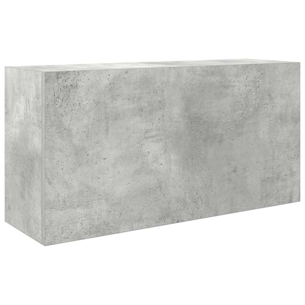 Kupaonski zidni ormarić beton sivi 80x25x40cm konstruirano drvo