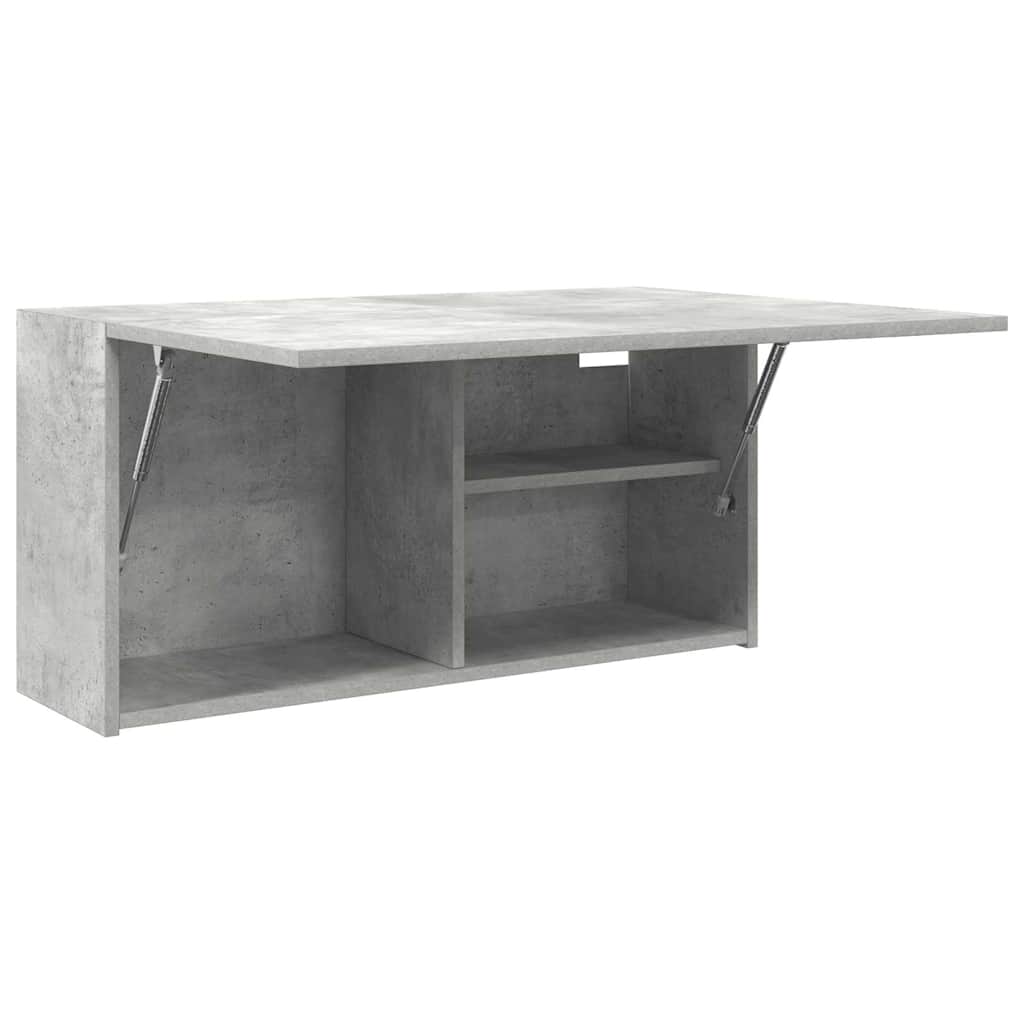 Kupaonski zidni ormarić beton sivi 80x25x40cm konstruirano drvo