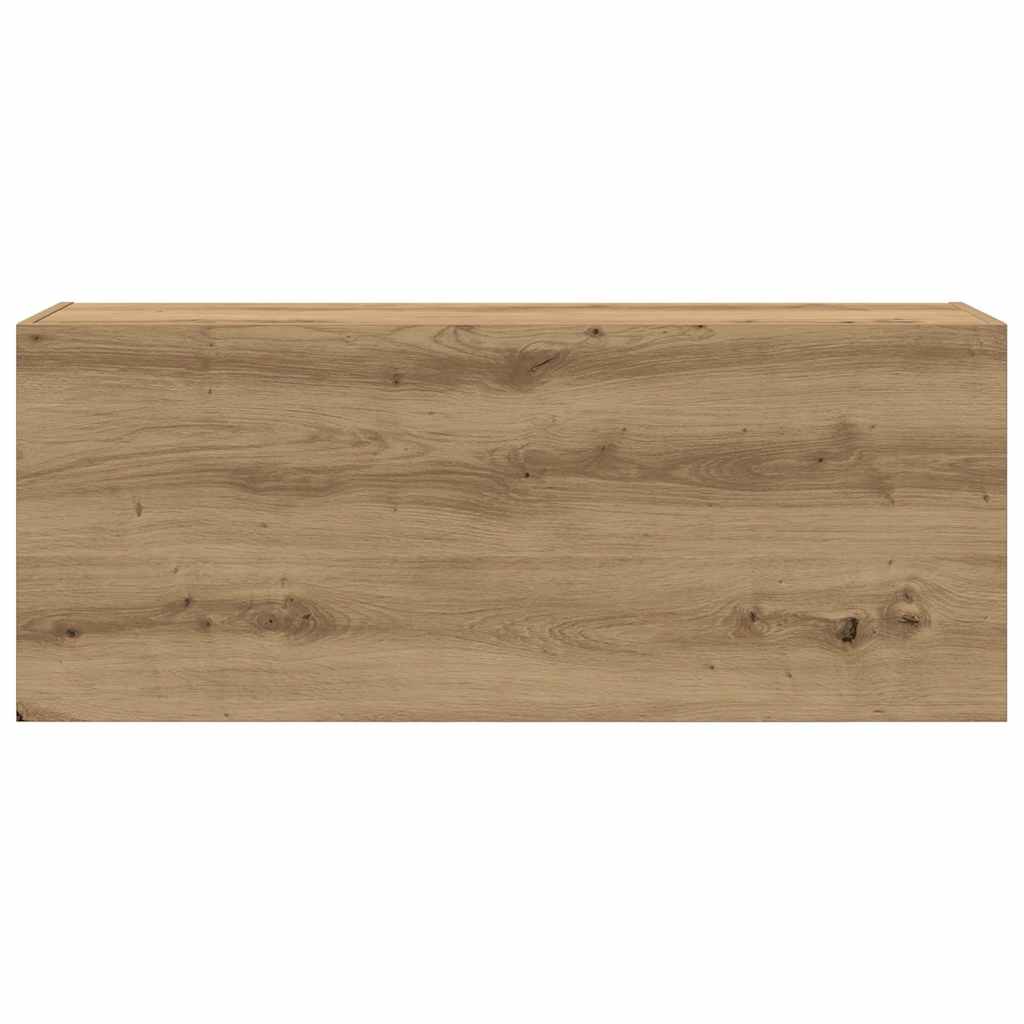 Kupaonski zidni ormarić Artisan hrast 100x25x40cm izrađeno drvo
