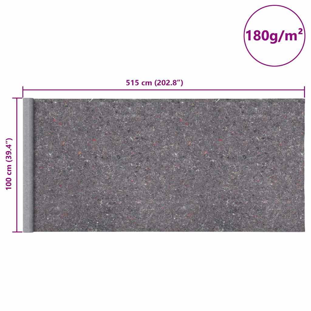Neklizajuće flis za slikanje 2 kom 5 m 180 g/m² sive
