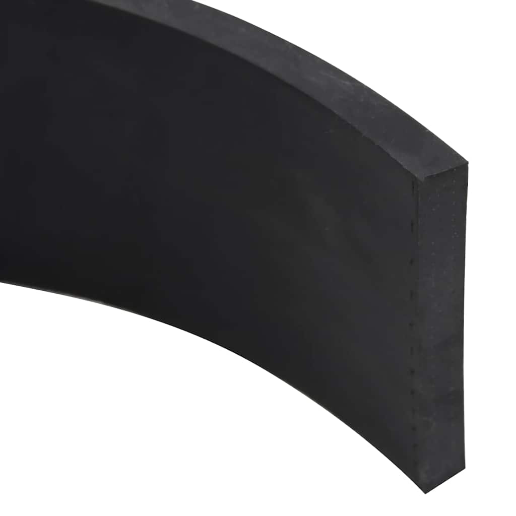 Gumeni rub za ralicu za snijeg crni 150x8x1 cm