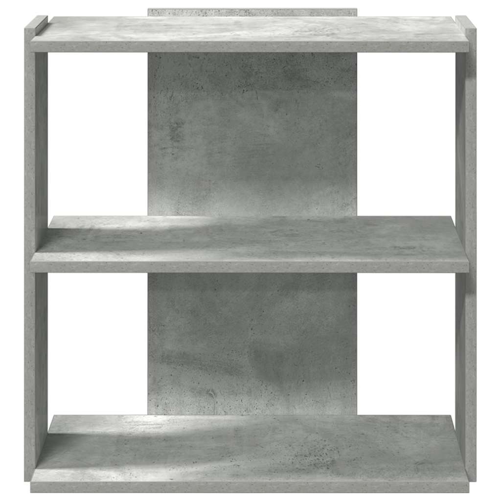 Regal za knjige s 3 razina boja hrasta 60x30x60 cm drveni