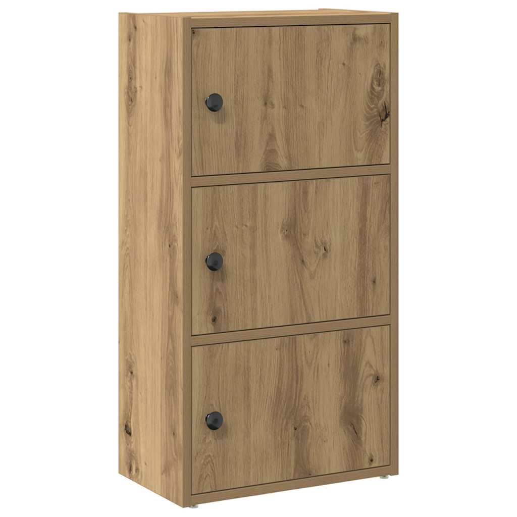 Regal za knjige boja hrasta 40x24x77 cm konstruirano drvo