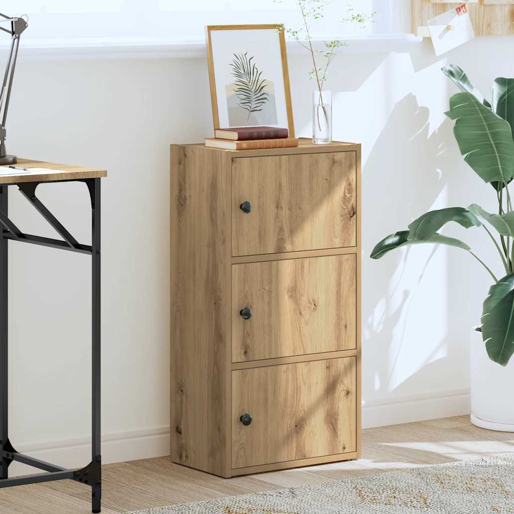 Regal za knjige boja hrasta 40x24x77 cm konstruirano drvo