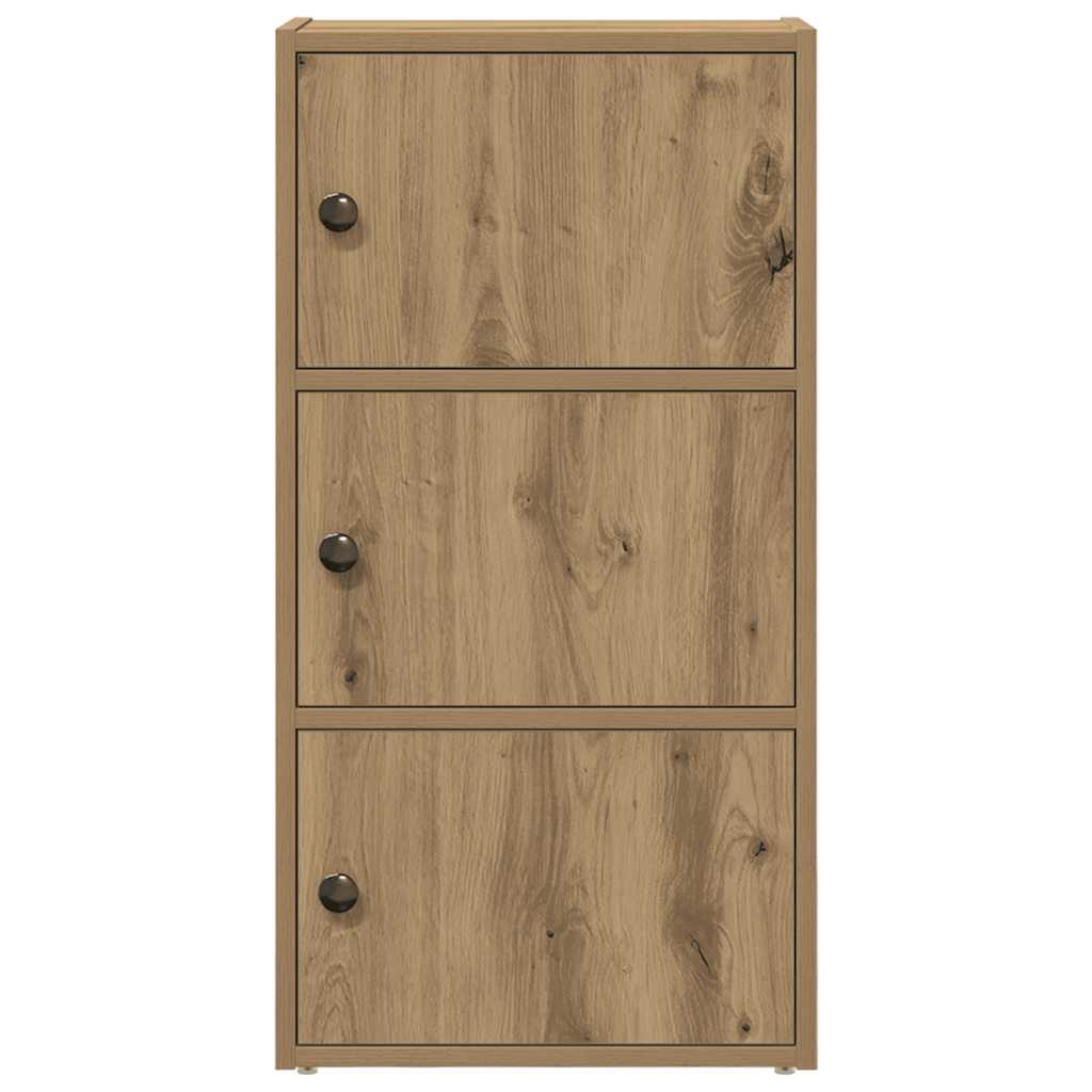 Regal za knjige boja hrasta 40x24x77 cm konstruirano drvo