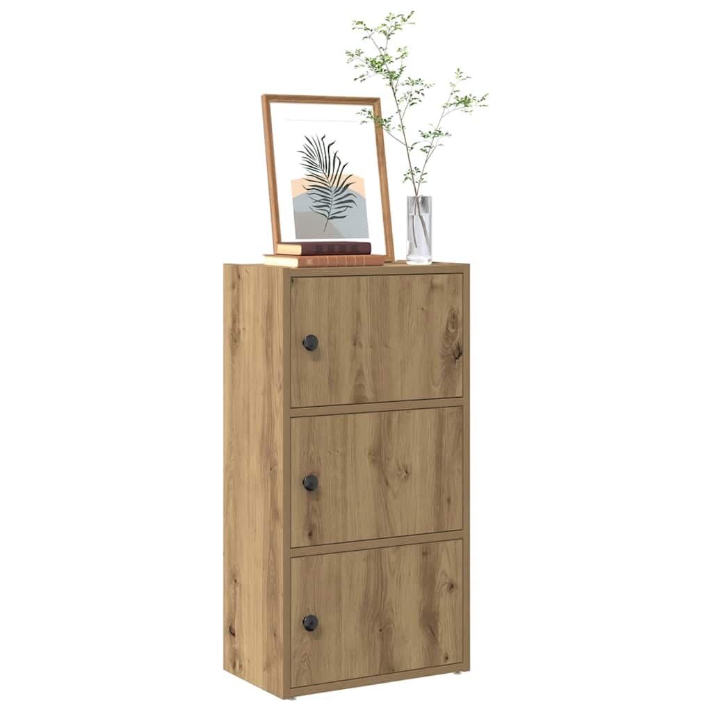 Regal za knjige boja hrasta 40x24x77 cm konstruirano drvo