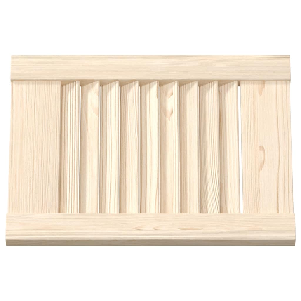 Vrata ormarića s lamelama 39,5x29,5 cm Puno drvo Bor