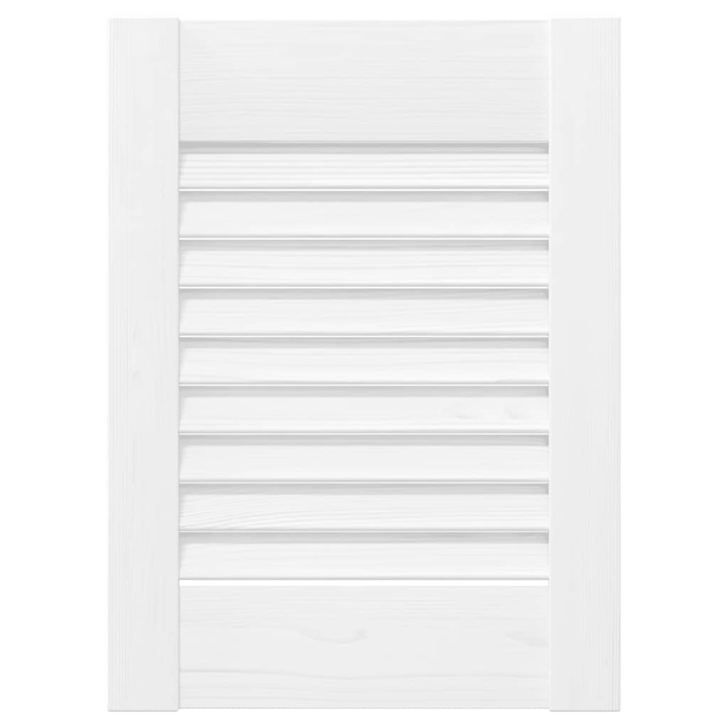 Vrata ormarića Louvred dizajn 2 kom bijela 39,5x29,5 cm