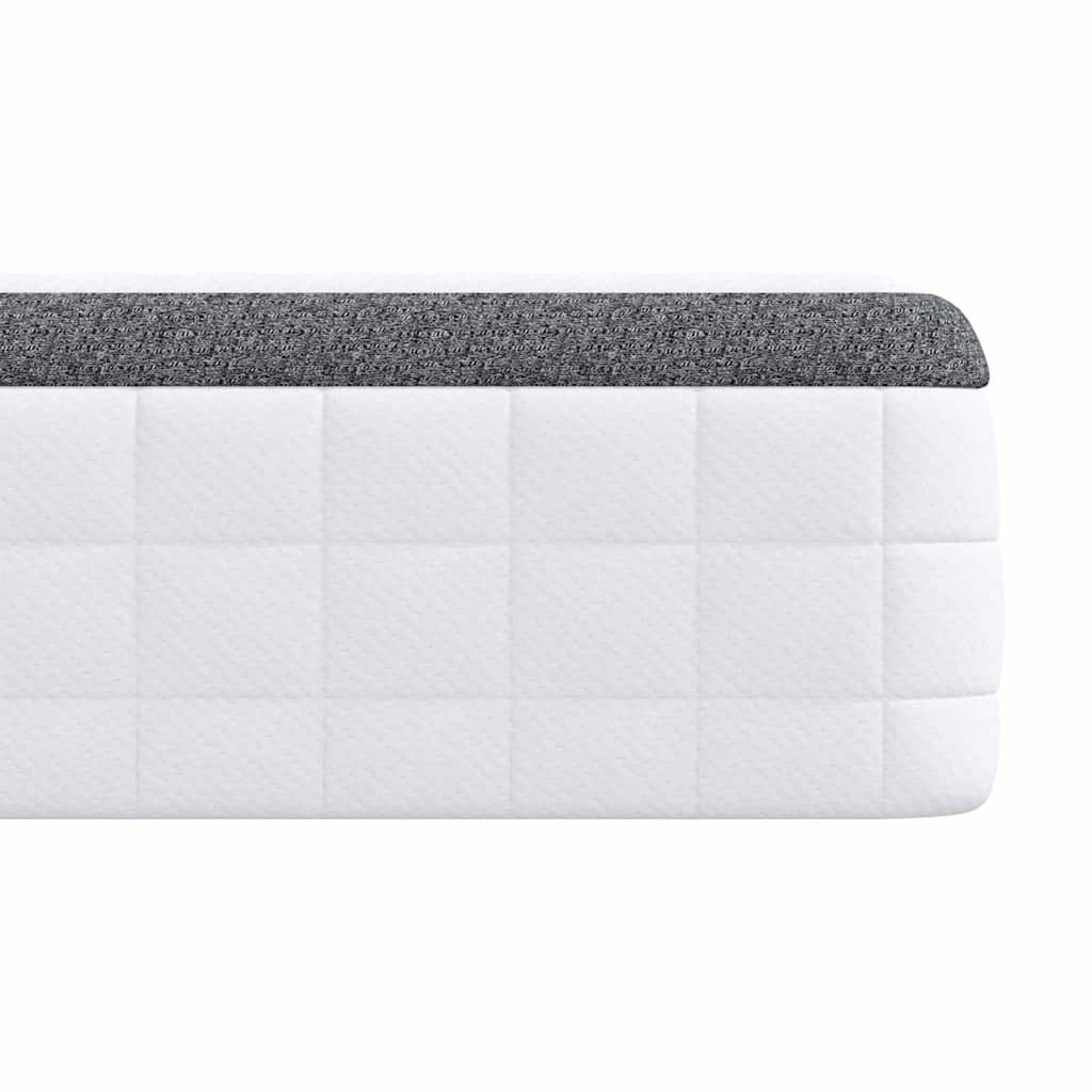 Madrac Bijela i siva 90 x 190 cm Bonell opruga