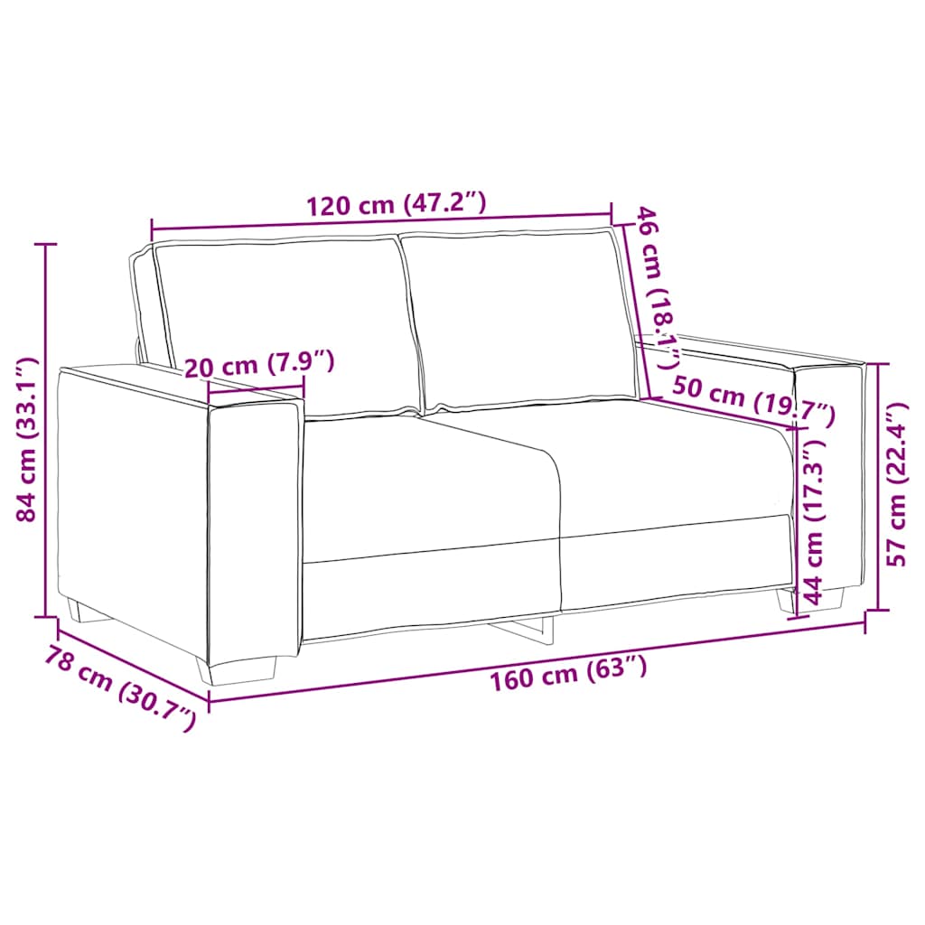 Dvodijelni set sofa s jastucima, svijetlo siva tkanina