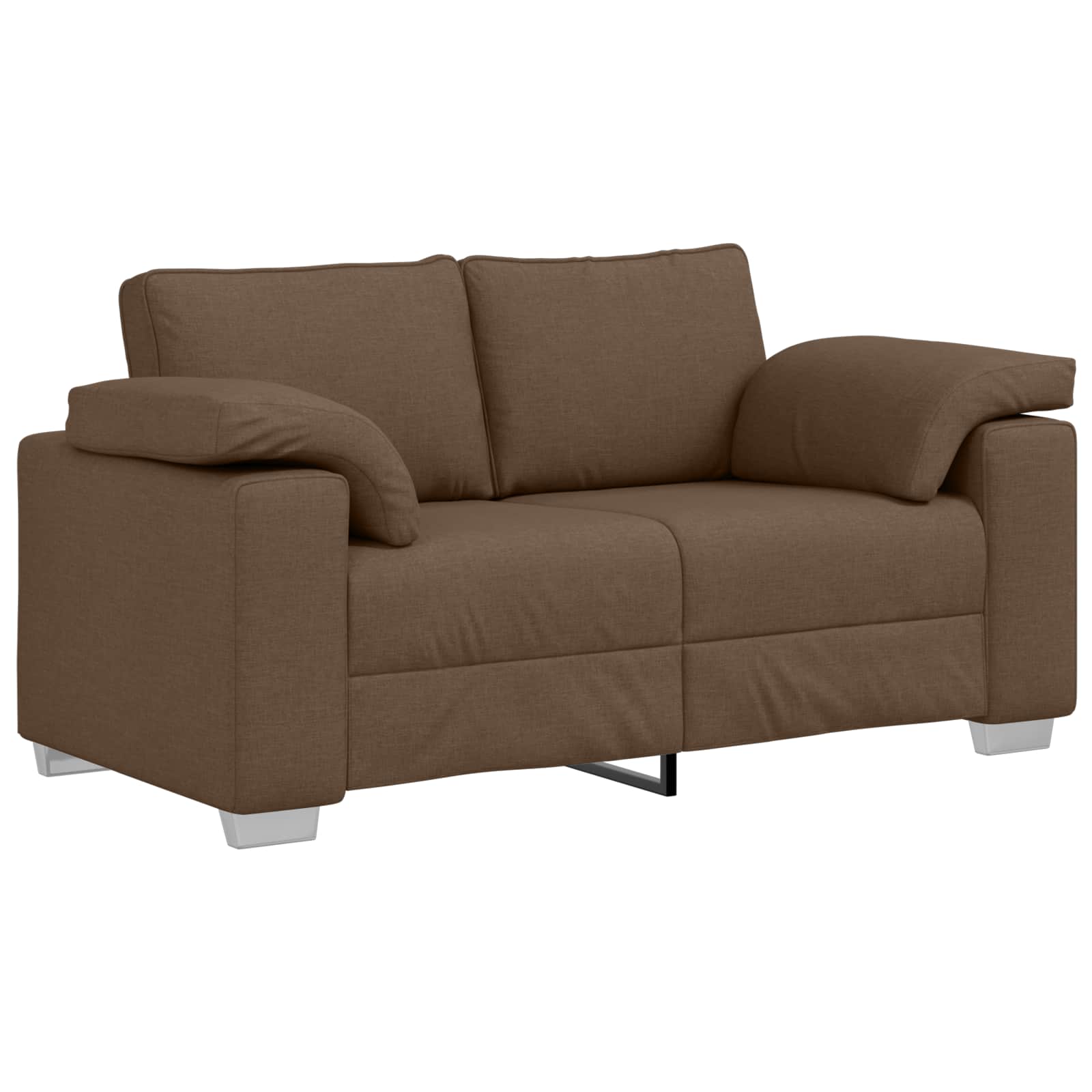 Sofa 2 pcs Smeđa 219 x 80 x 82 cm tkanina