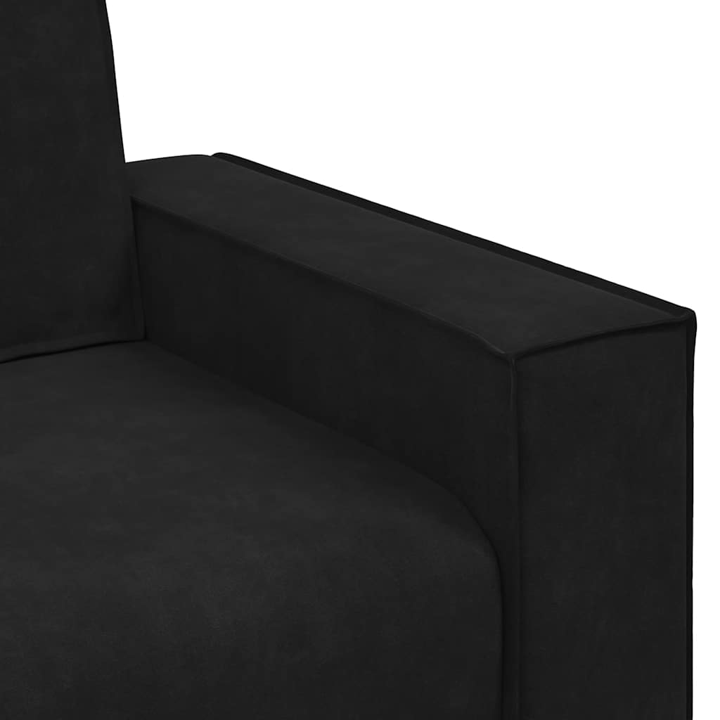 Sofa fotelja crna 100x78x84 cm baršun