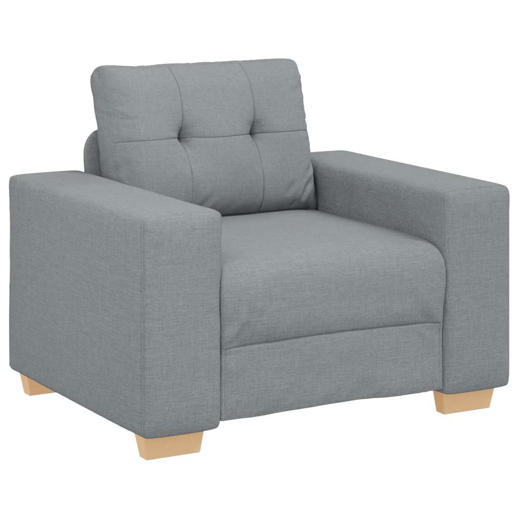 Sofa fotelja svijetlosiva 100x78x80 cm tkanina