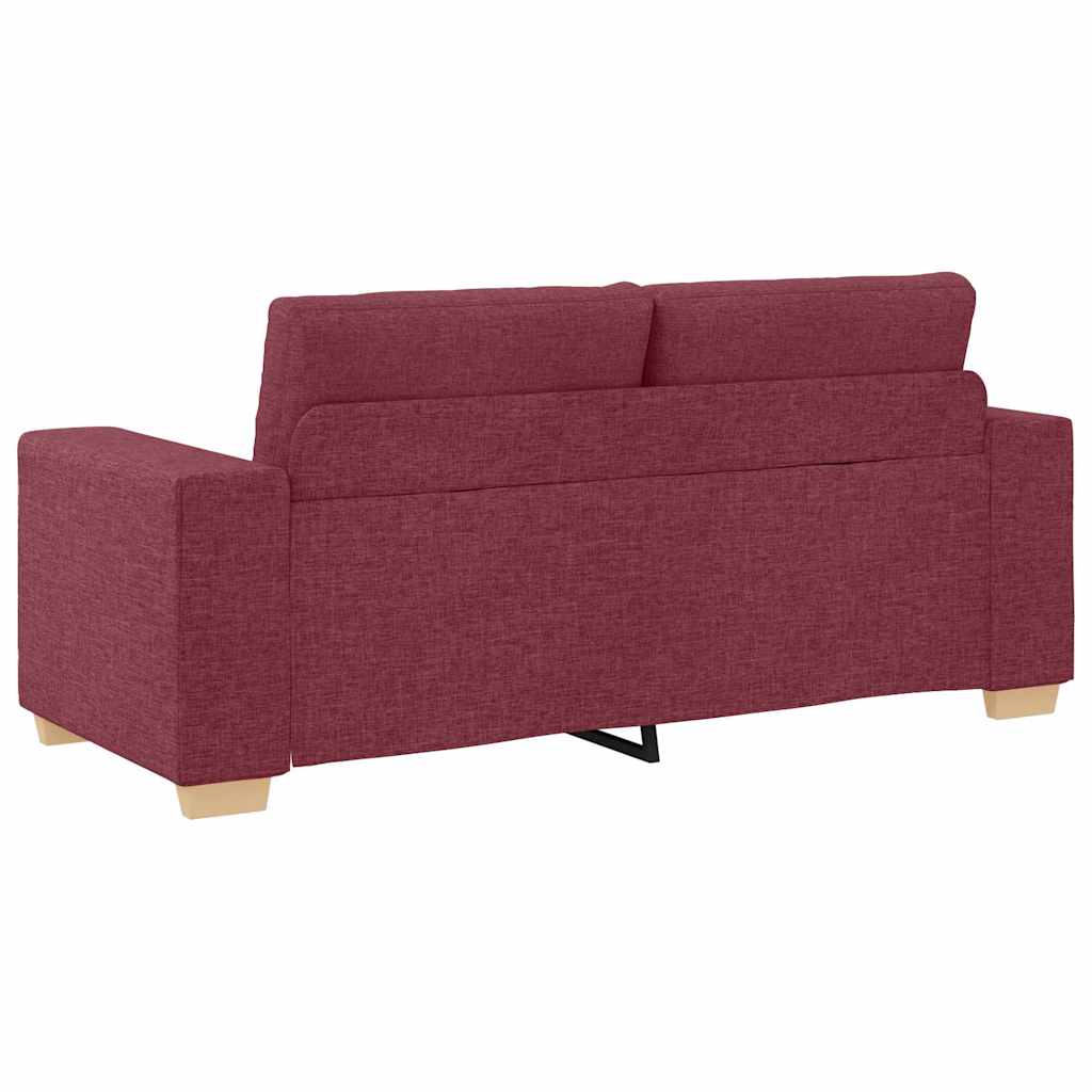 Dvosjed, sofa, vino crvena, 180x77x82 cm, tkanina