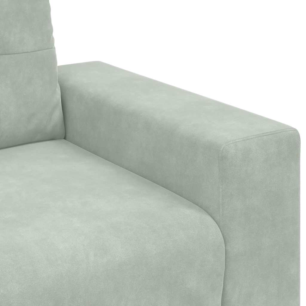 Sofa fotelja svijetlosiva 100x78x80 cm baršun