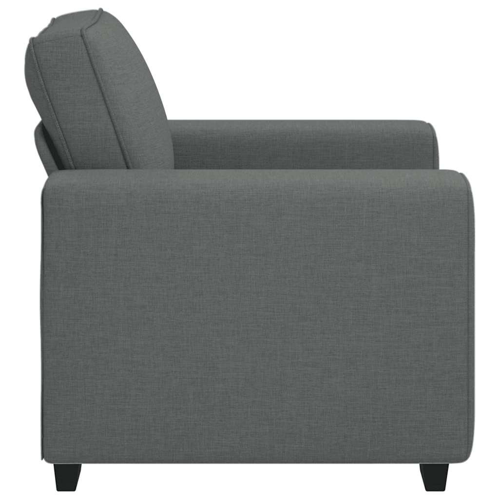 Sofa fotelja tamno siva 100x77x82 cm tkanina