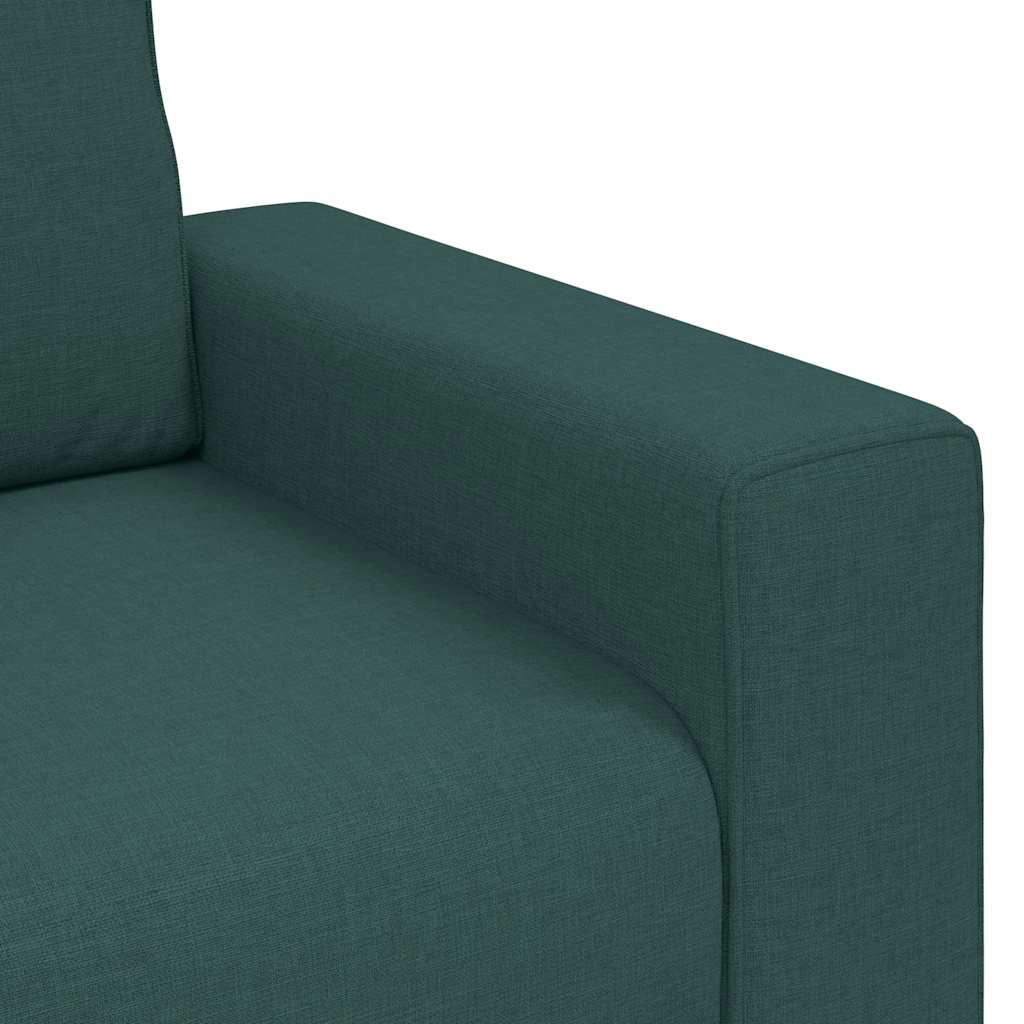 Dvosjed Sofa Tamnozelena 160x77x82 cm Tkanina