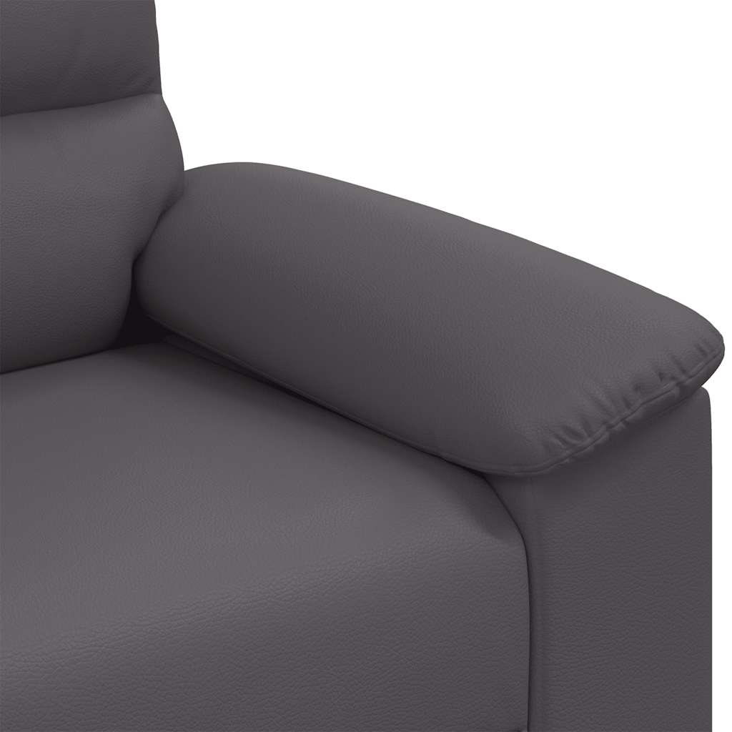 Dvosjed Sofa Siva 180x81x84 cm Implicitna koža
