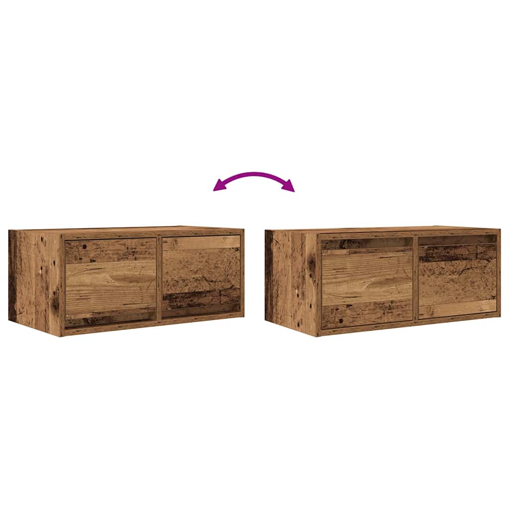 TV ormarić staro drvo 60x31x25,5 cm konstruirano drvo