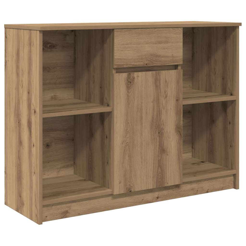 Komoda s ladicama artisan hrast 101x35x76 cm konstruirano drvo