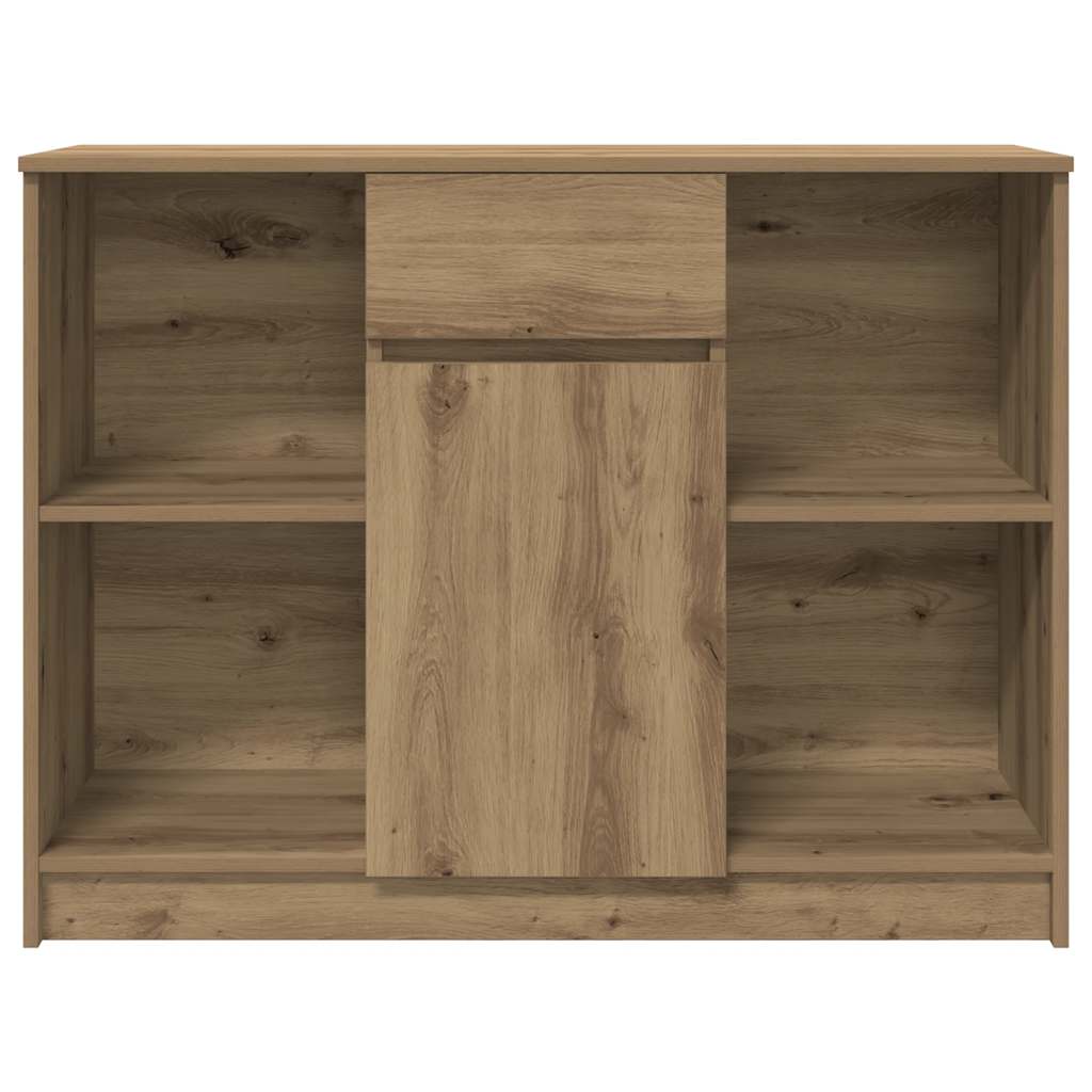 Komoda s ladicama artisan hrast 101x35x76 cm konstruirano drvo
