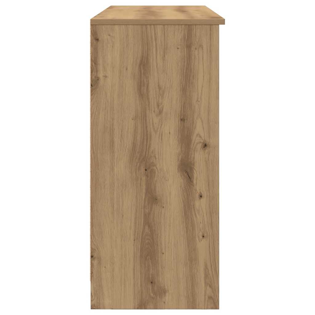 Komoda s ladicama artisan hrast 101x35x76 cm konstruirano drvo