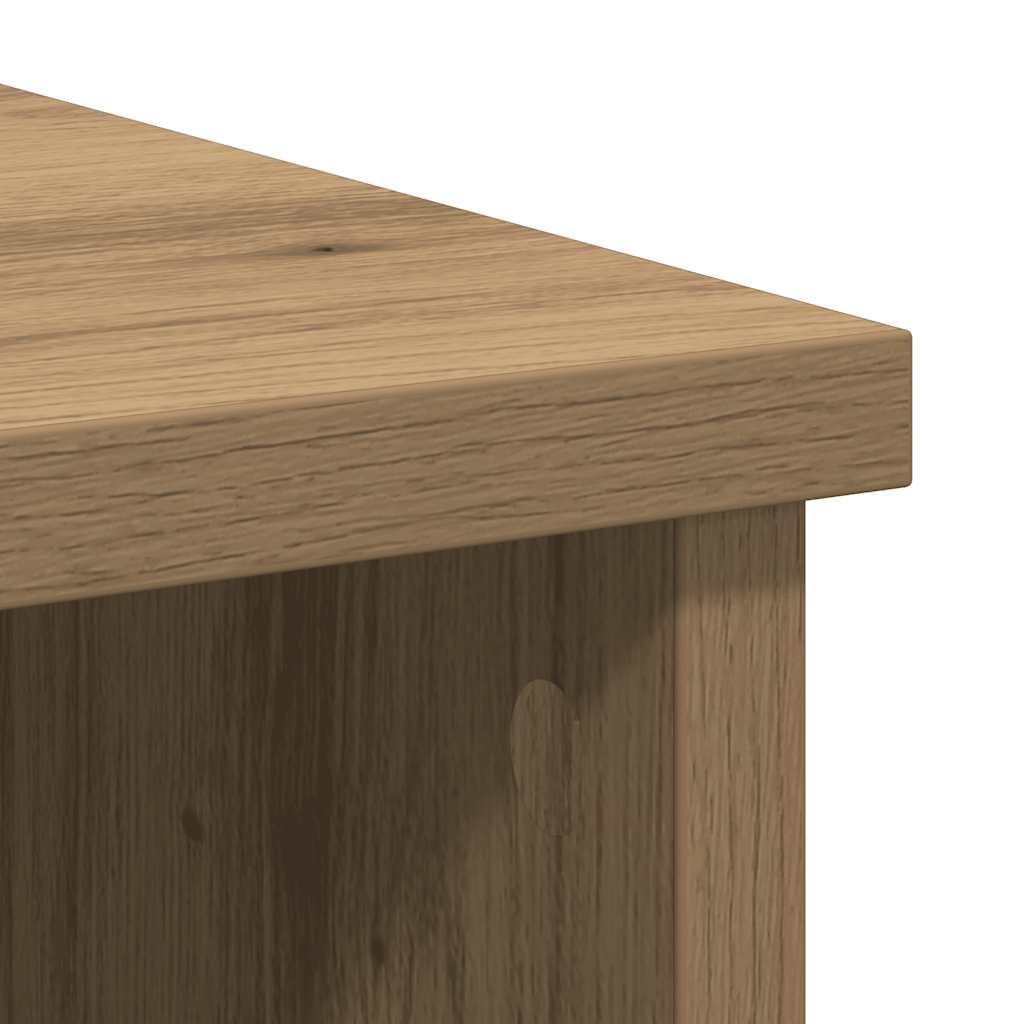 Komoda s ladicama artisan hrast 101x35x76 cm konstruirano drvo