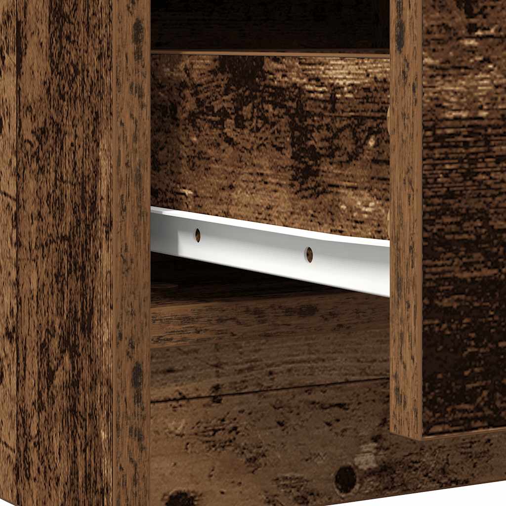 Komoda s ladicama staro drvo 71x35x65 cm konstruirano drvo