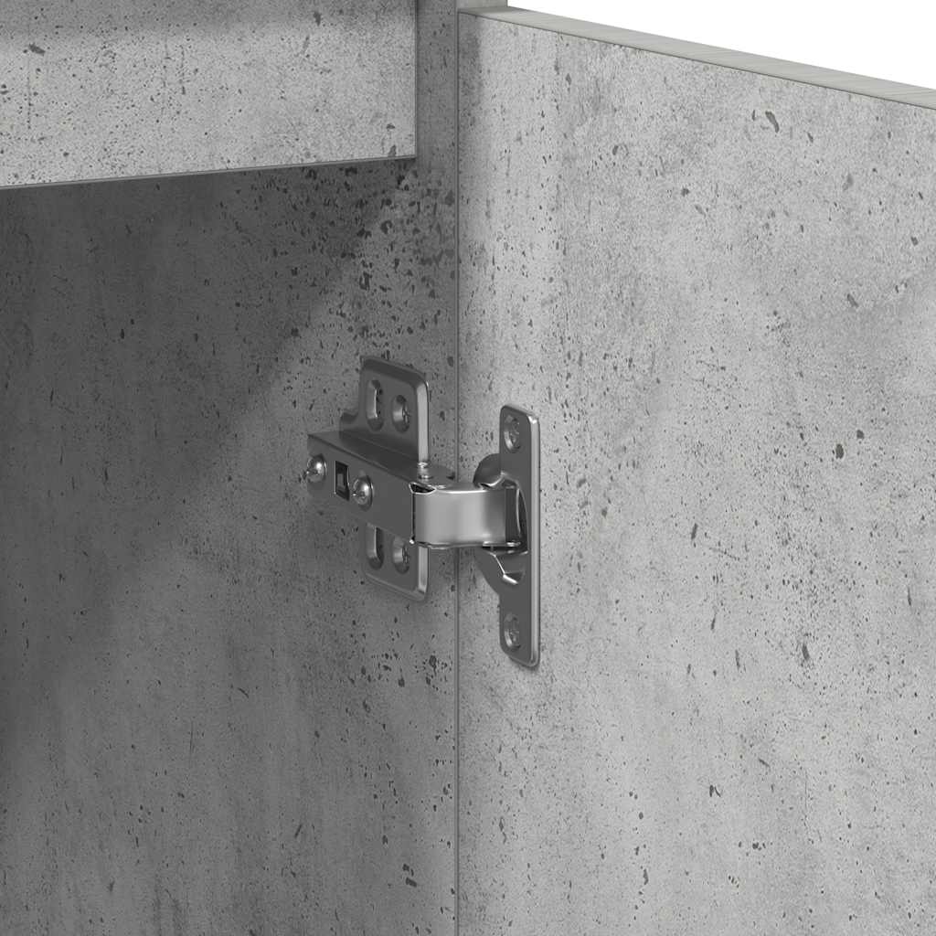 Komoda s ladicama beton siva 71x35x84 cm konstruirano drvo