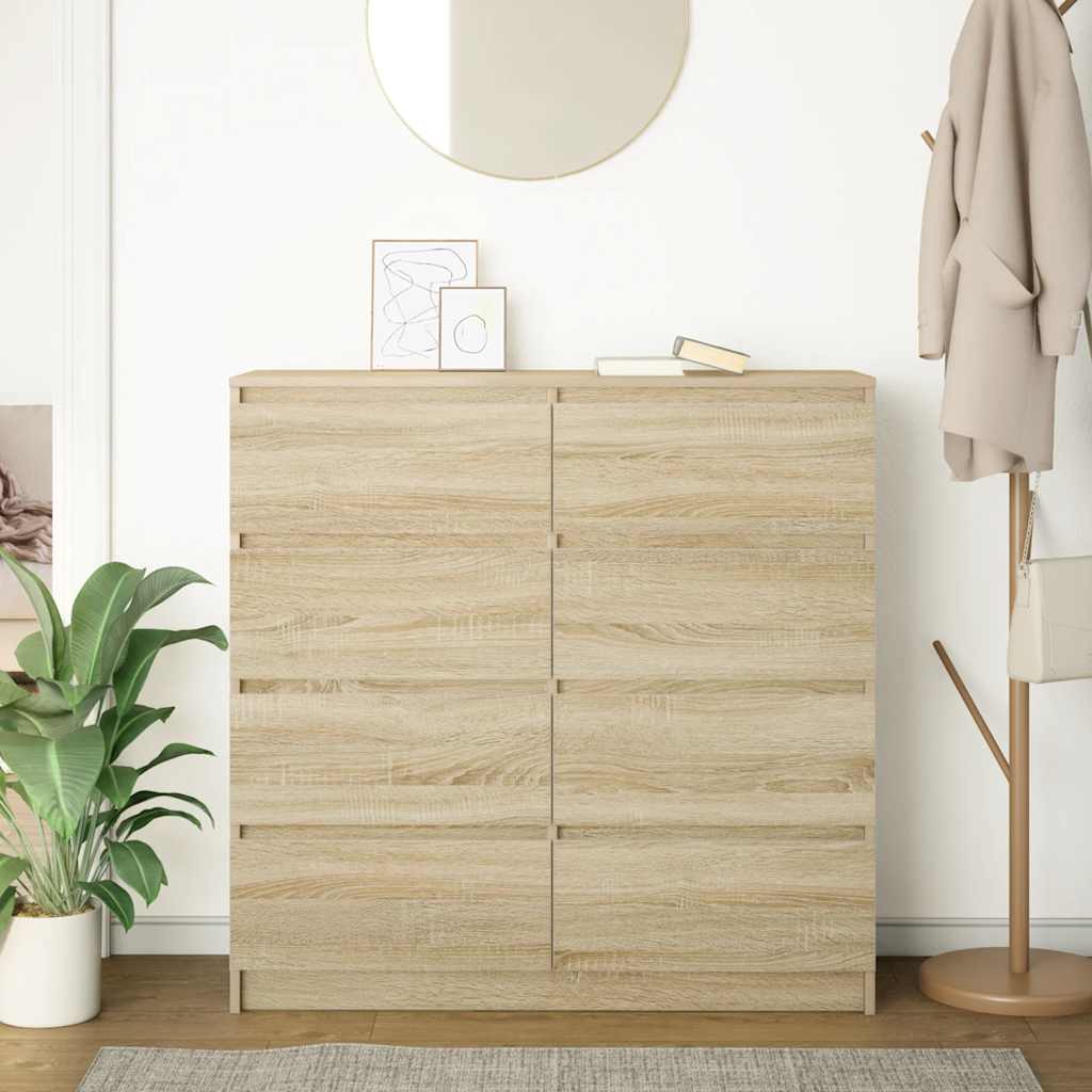 Komoda boja hrasta sonome 100x35x99 cm od konstruiranog drva