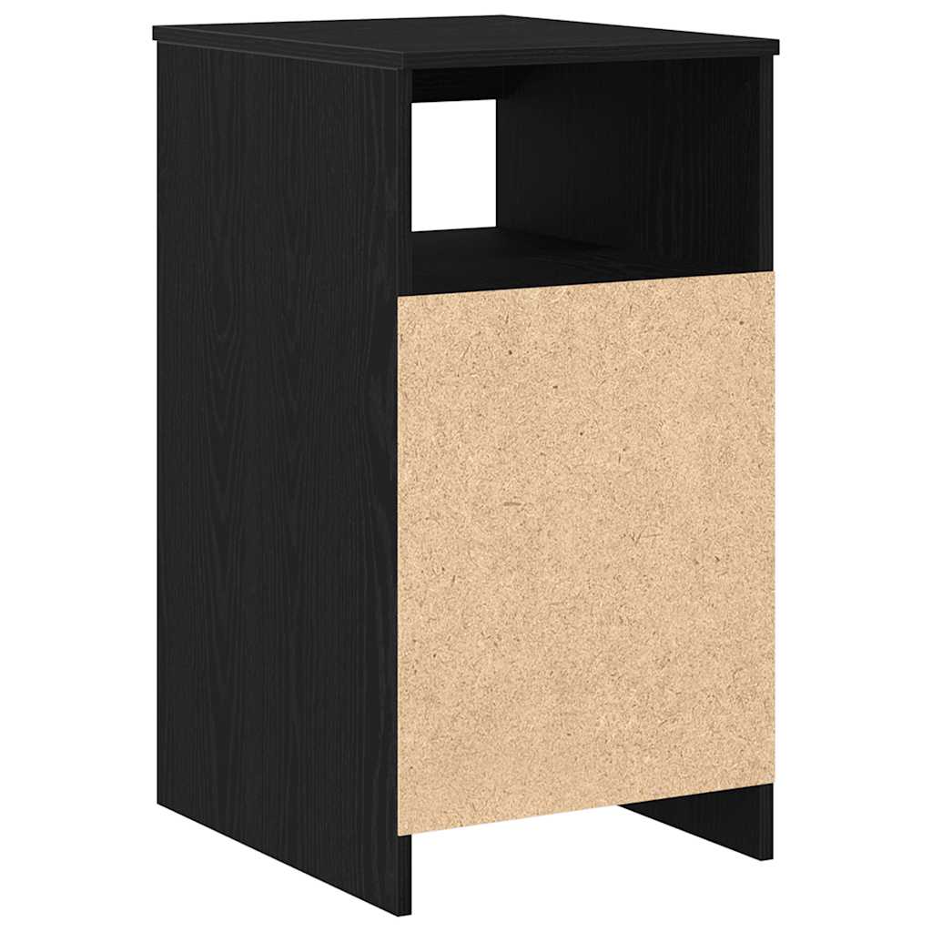 Ormarić s ladicama crni hrast 40x50x76 cm inženjerski drvo