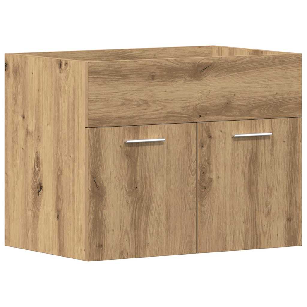 Ormarić za umivaonik u kupaonici Artisan hrast 60x38,5x46 cm Konstruirano drvo