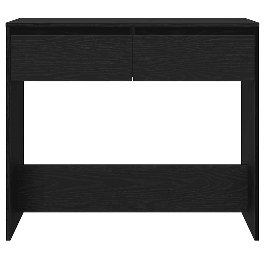 Konzolni stolić crni hrast 89x41x76,5 cm Konstruirano drvo
