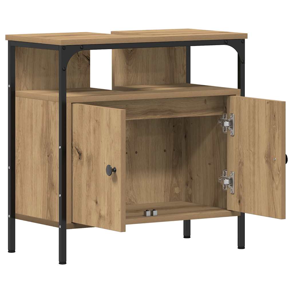 Ormarić za umivaonik u kupaonici Artisan hrast 60x30x60 cm Inženjersko drvo