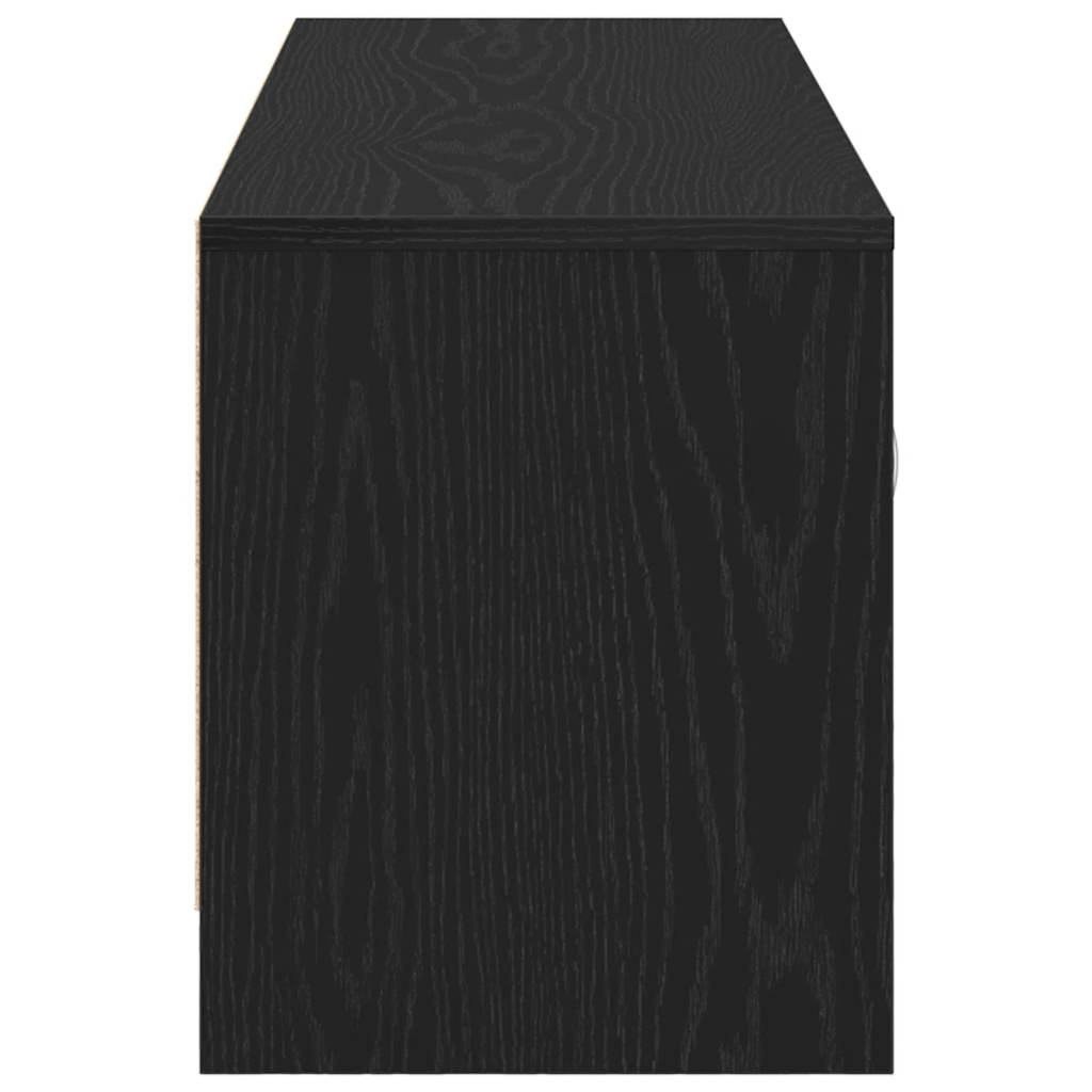 TV ormarić crni hrast 102x30x37,5 cm inženjerski drvo
