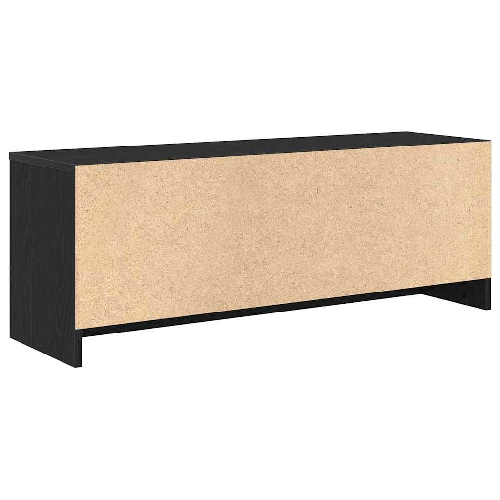 TV ormarić crni hrast 102x30x37,5 cm inženjerski drvo