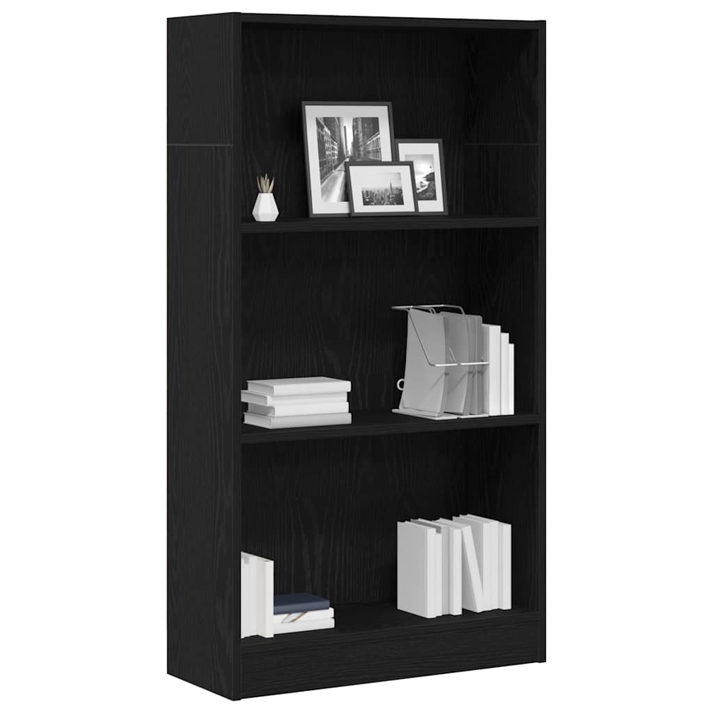 Biblioteka crni hrast 60x24x109 cm Inženirsko drvo