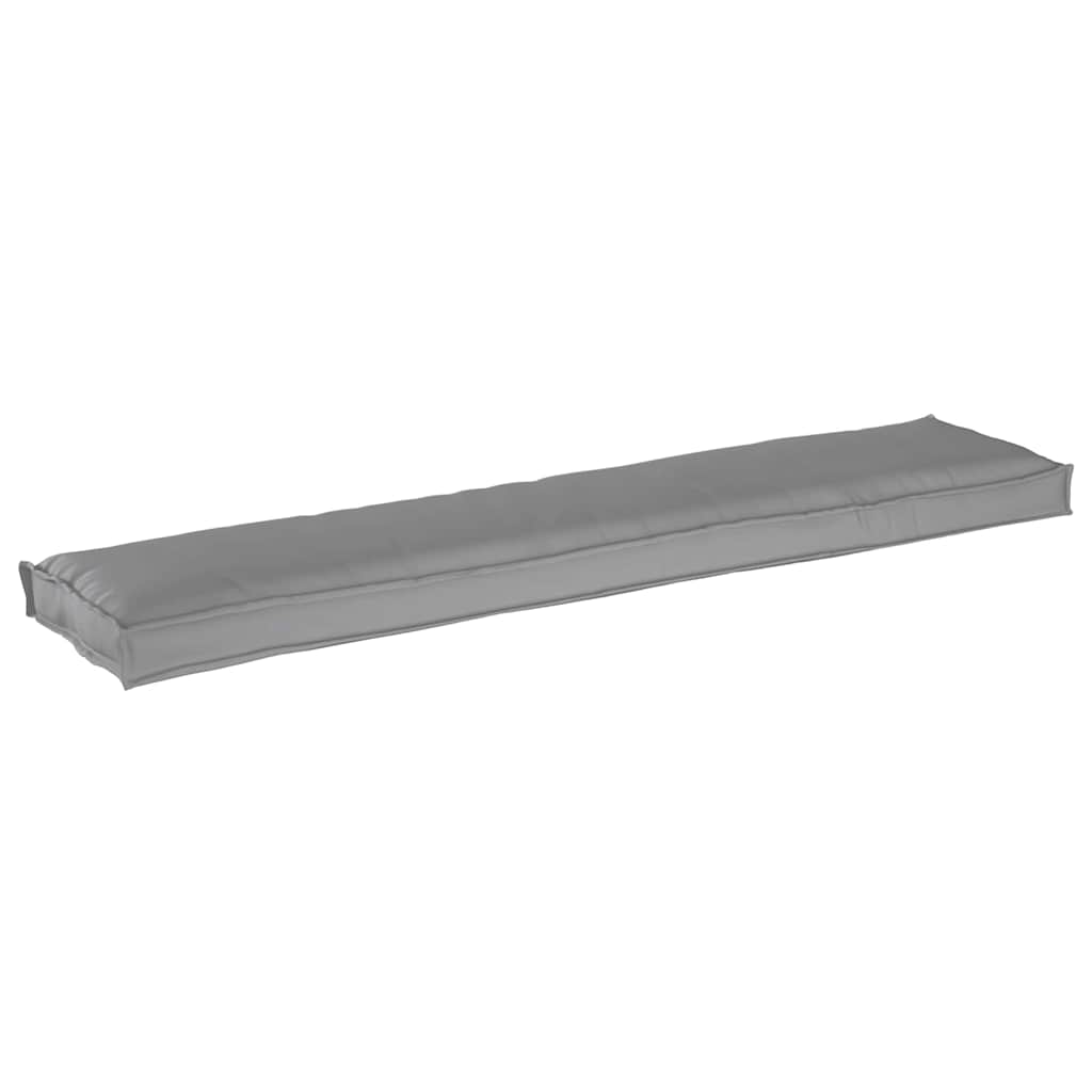 Jastučić za palete Siva 180 x 40 x 8 cm Oxford tkanina