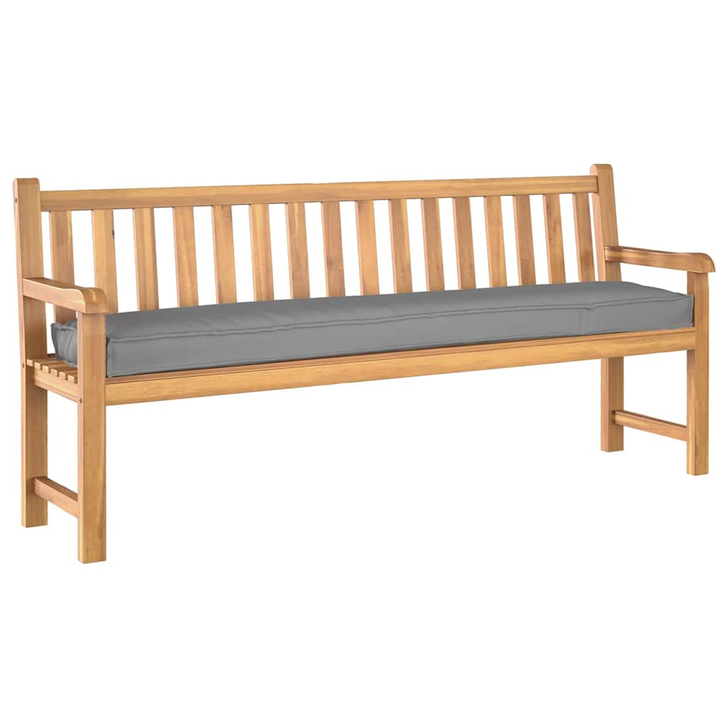 Jastučić za palete Siva 180 x 40 x 8 cm Oxford tkanina