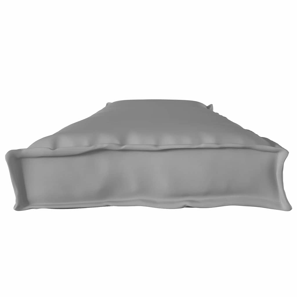 Jastučić za palete Siva 180 x 40 x 8 cm Oxford tkanina