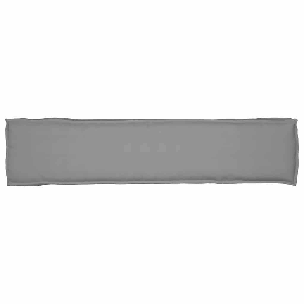 Jastučić za palete Siva 180 x 40 x 8 cm Oxford tkanina