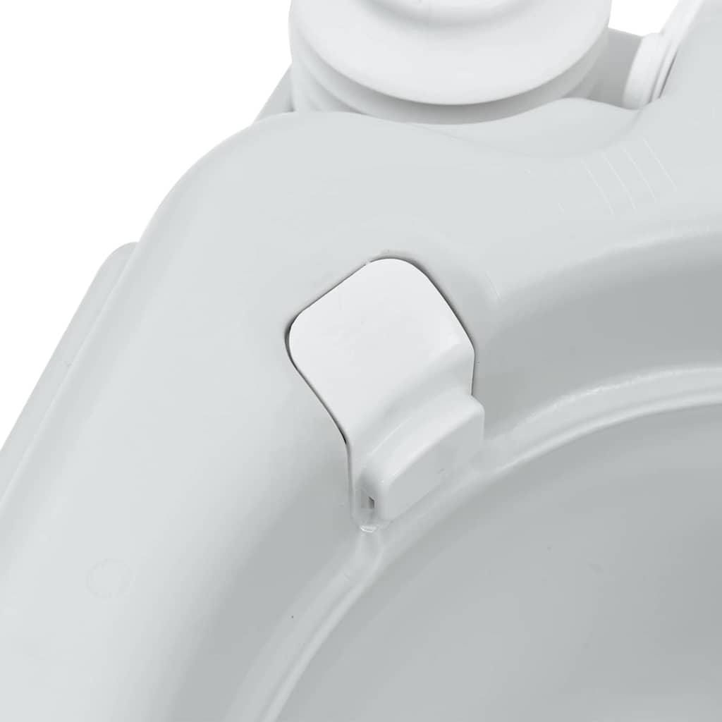 Kamperski WC Siva i bijela 41,5 x 36,5 x 42 cm Polietilen