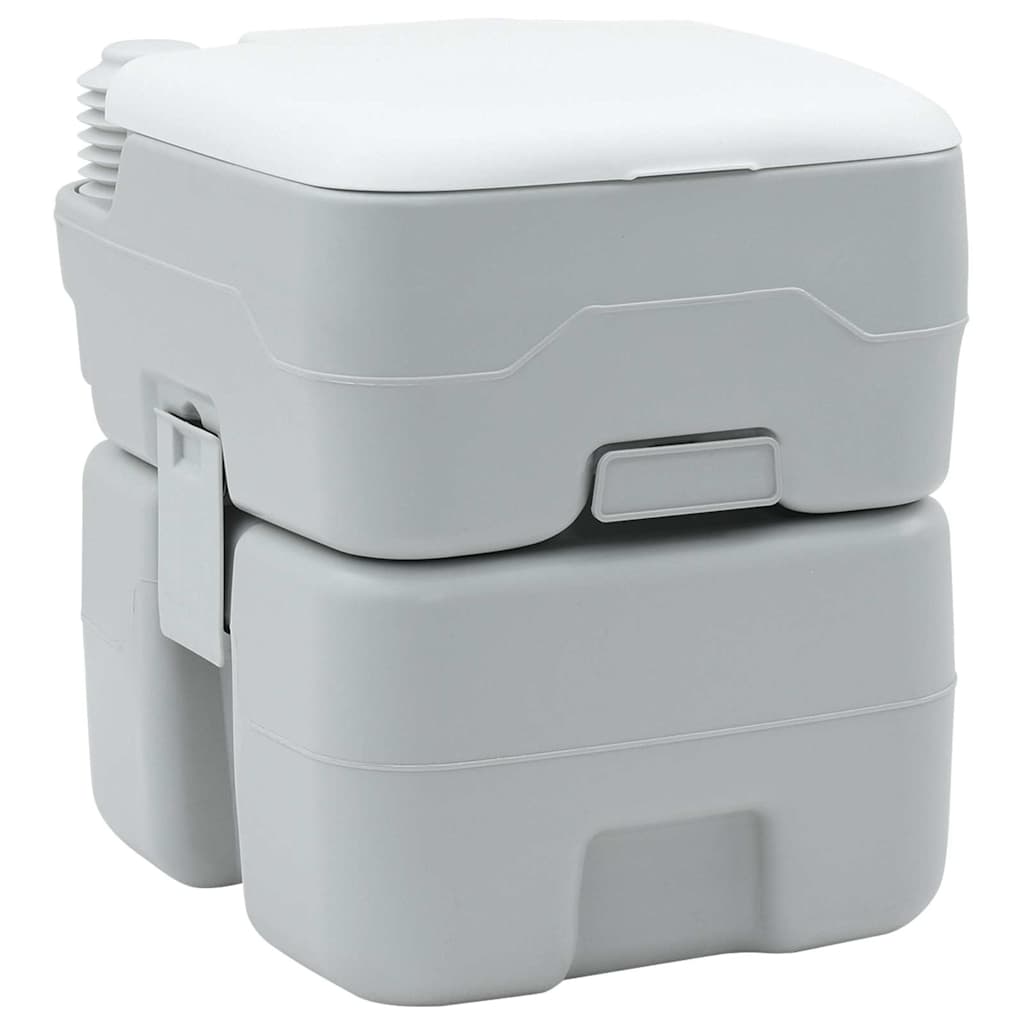 Kamperski WC Siva i bijela 41,5 x 36,5 x 42 cm Polietilen