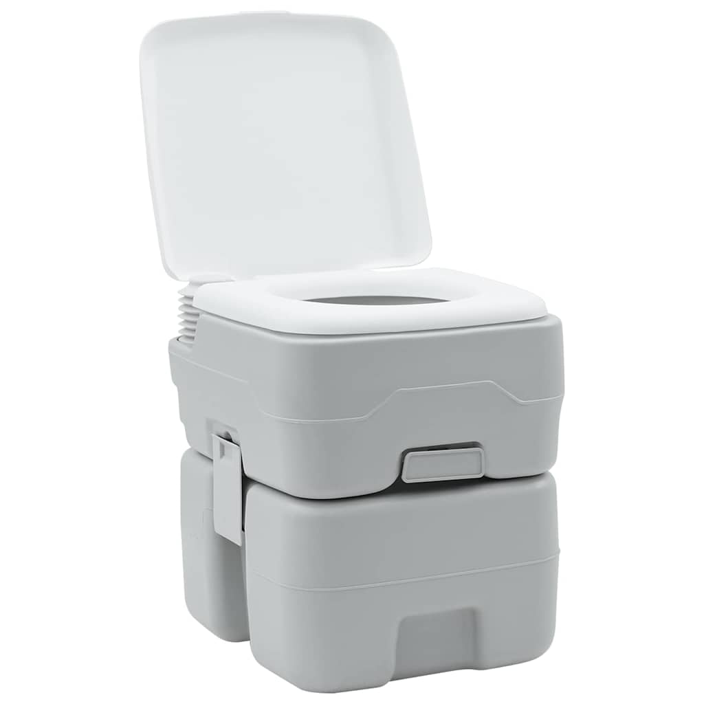 Kamperski WC Siva i bijela 41,5 x 36,5 x 42 cm Polietilen
