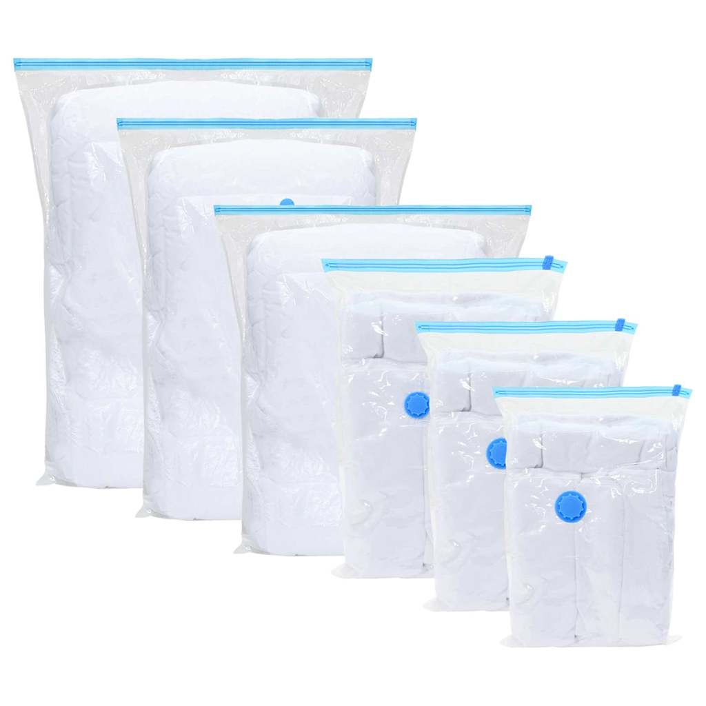 Vreće za spremanje Zidne 5 pcs Transparentne i plave 60 x 40 cm